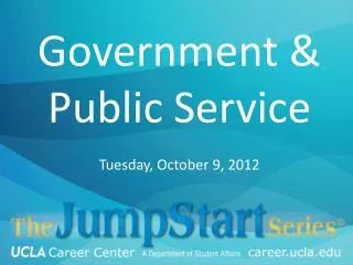Government &amp; Public Service