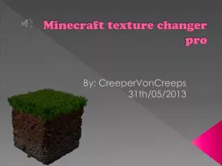 Minecraft texture changer pro