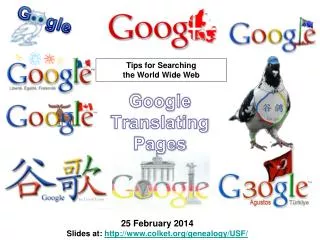 Google Translating Pages