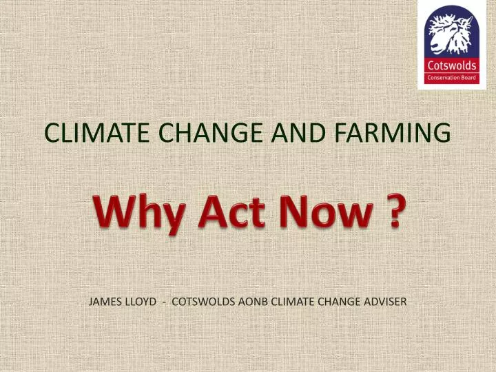 climate change and farming