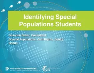 Identifying Special Populations Students