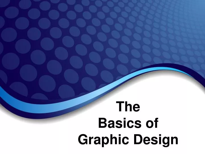 the basics of graphic design