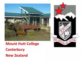 Mount Hutt College Canterbury New Zealand