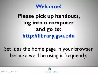 Introduction to Library Services Sharon Leslie, MSLS, AHIP Research Services Georgia State University Library January