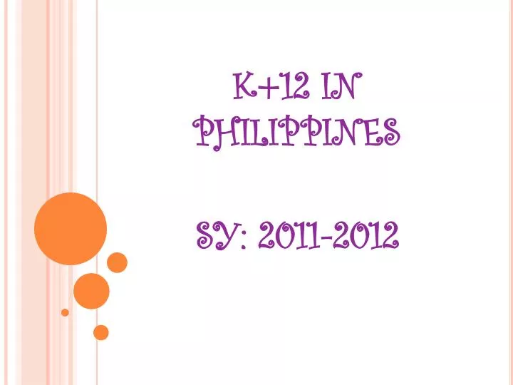 k 12 in philippines