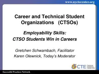Career and Technical Student Organizations (CTSOs)