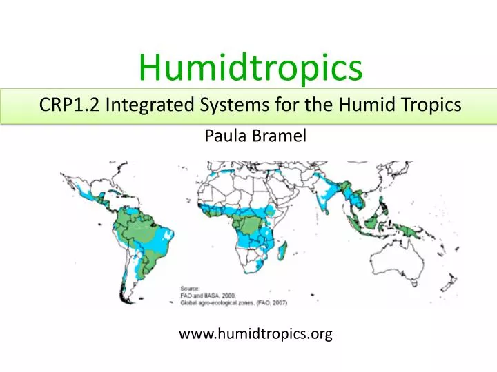 humidtropics crp1 2 integrated systems for the humid tropics