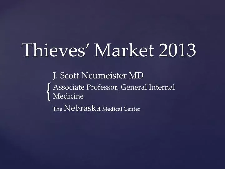 thieves market 2013
