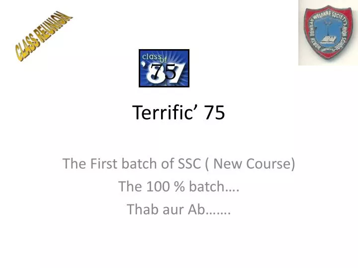terrific 75