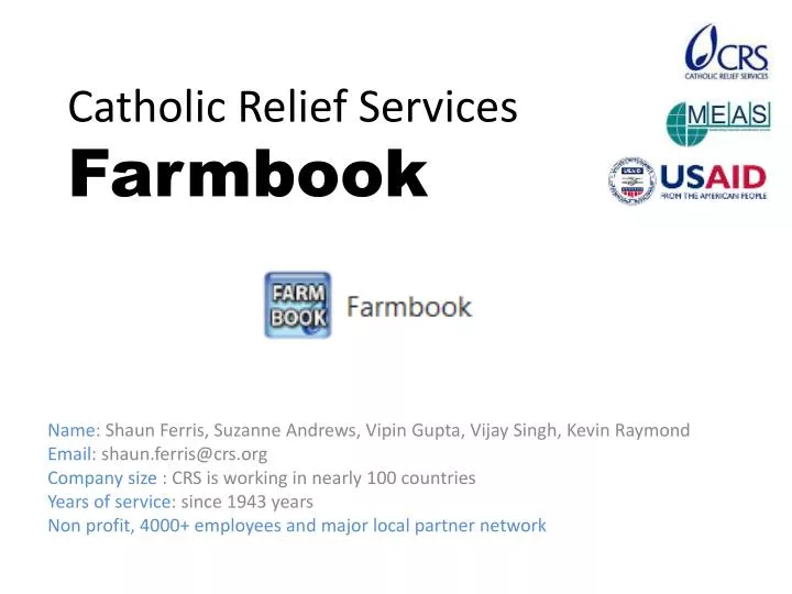 catholic relief services farmbook