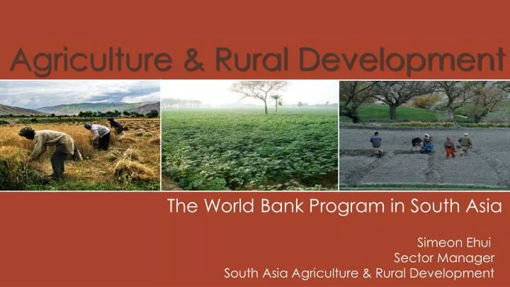 agriculture rural development