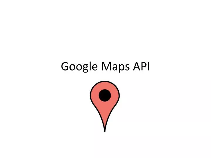 google maps api