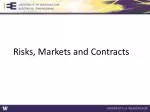 Risks, Markets and Contracts