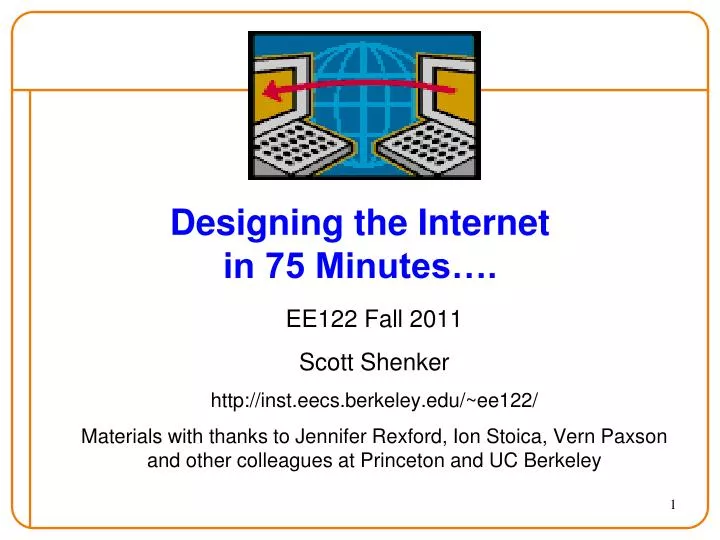 designing the internet in 75 minutes