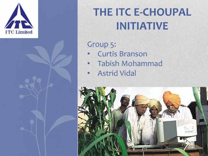 the itc e choupal initiative