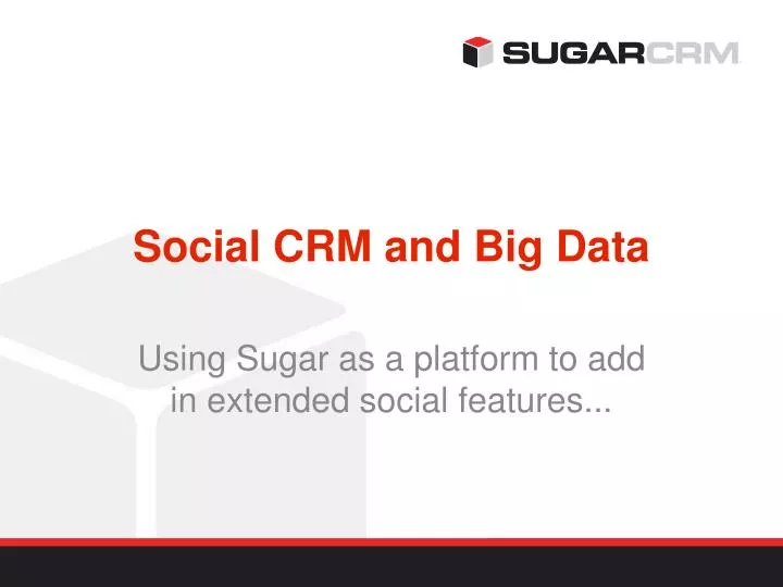 social crm and big data