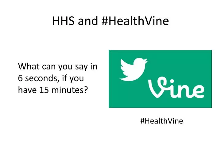 hhs and healthvine