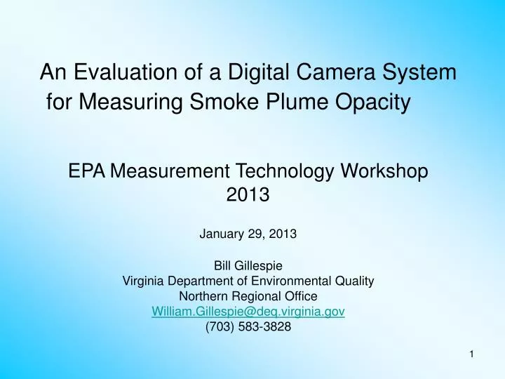 Reading smoke plumes for EPA Method 9