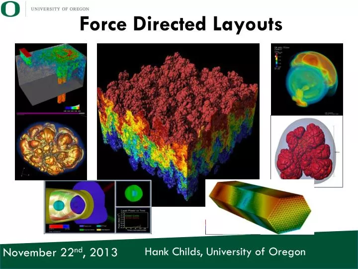 force directed layouts