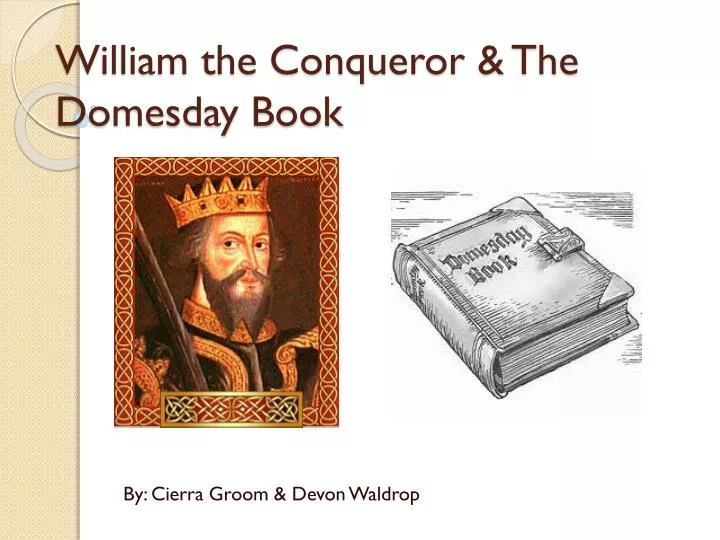william the conqueror the domesday book