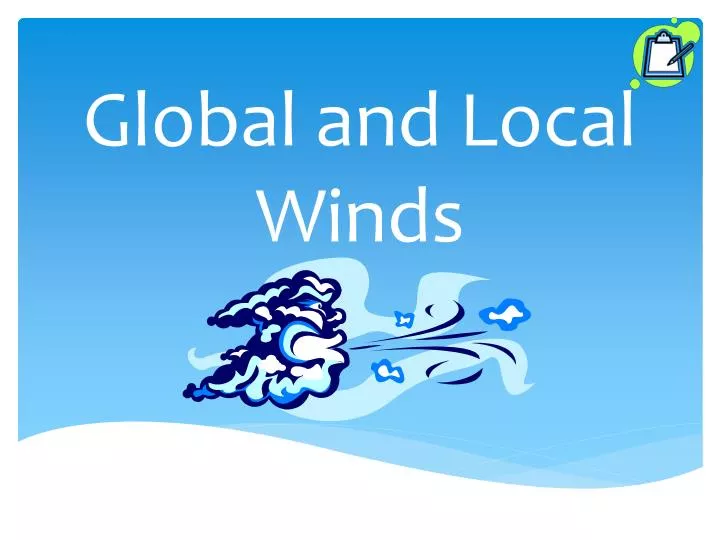 global and local winds