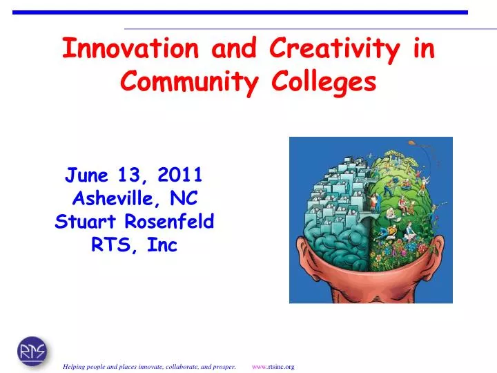 innovation and creativity in community colleges