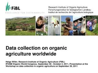 Data collection on organic agriculture worldwide