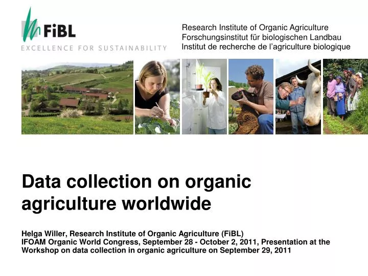 data collection on organic agriculture worldwide