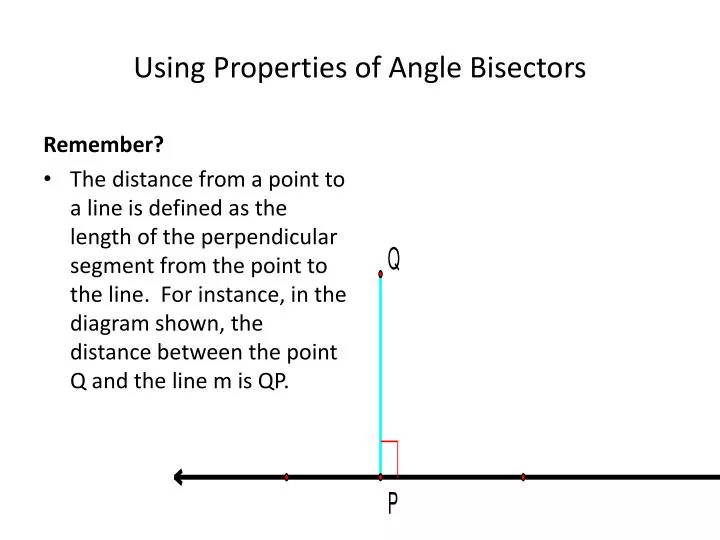 using properties of angle bisectors