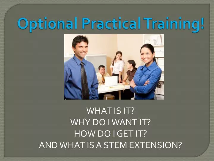 optional practical training