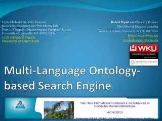 Multi-Language Ontology-based Search Engine