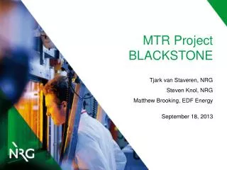 MTR Project BLACKSTONE