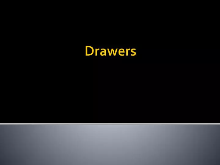 drawers