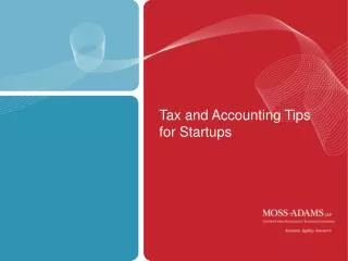 Tax and Accounting Tips for Startups