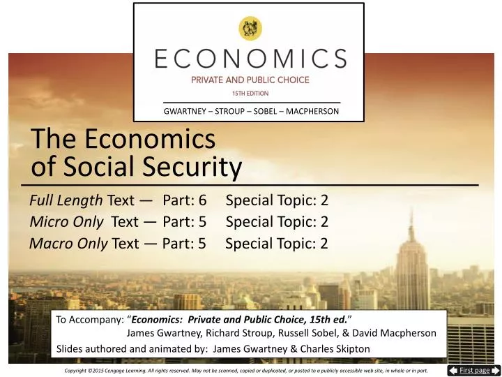 the economics of social security