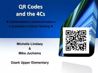 QR Codes and the 4Cs