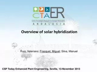 Overview of solar hybridization