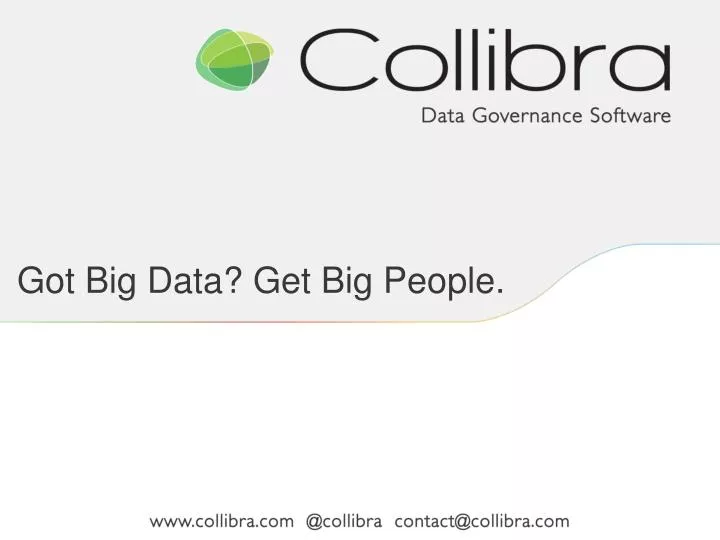 got big data get big people