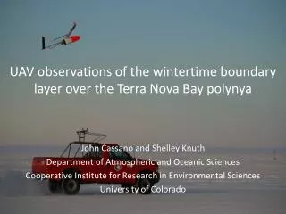 UAV observations of the wintertime boundary layer over the Terra Nova Bay polynya