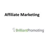 Affiliate Marketing - slide 1