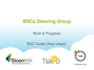 BSCs Steering Group