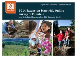 2014 Extension Statewide Online Survey of Clientele