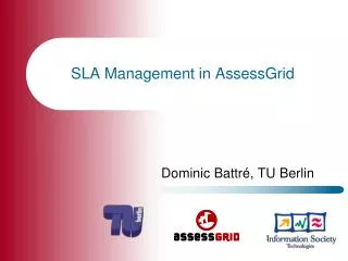 SLA Management in AssessGrid