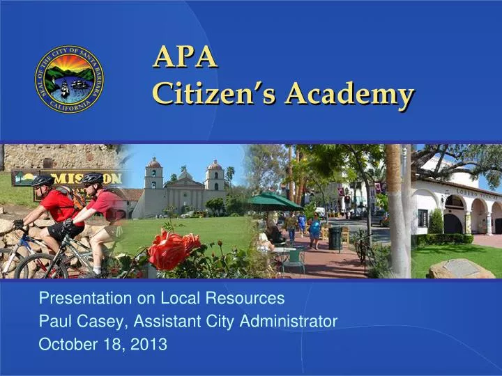 apa citizen s academy