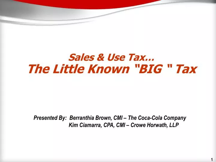 sales use tax the little known big tax
