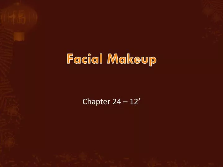 facial makeup