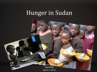 Hunger in Sudan