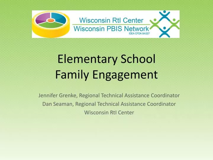 elementary school family engagement