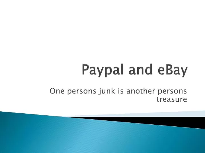 paypal and ebay