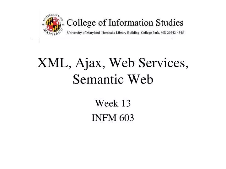xml ajax web services semantic web